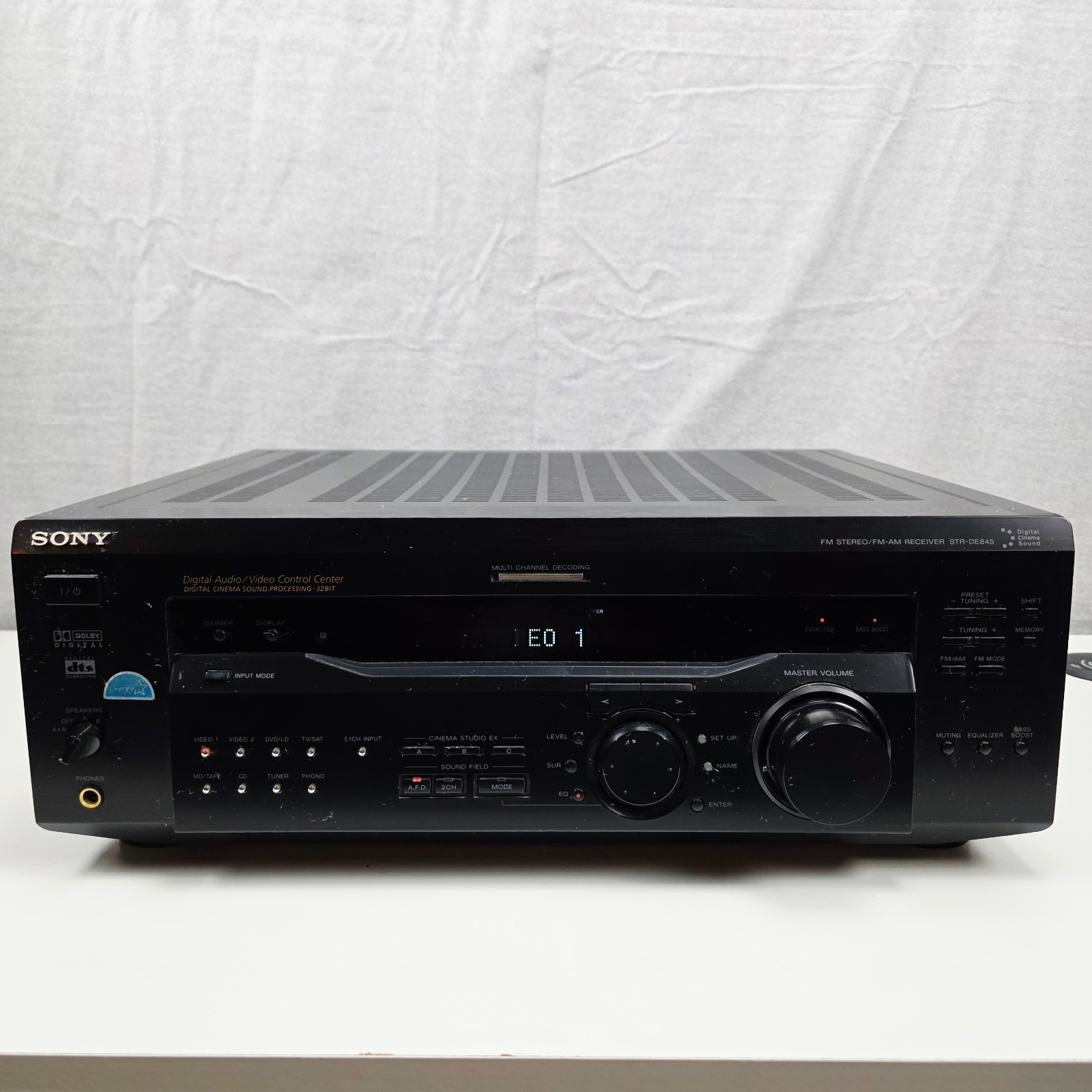 Sony STR-DE545 Surround Digital AV Control Center Stereo FM AM Receiver NoRemote