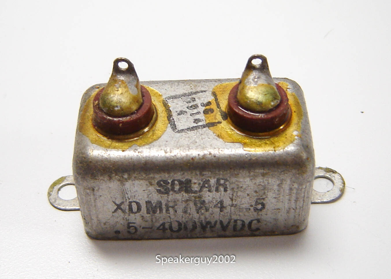 NOS Solar PIO Capacitor / 0.5 MFD  400 VDC / XDMRTW-4 -- KTB1