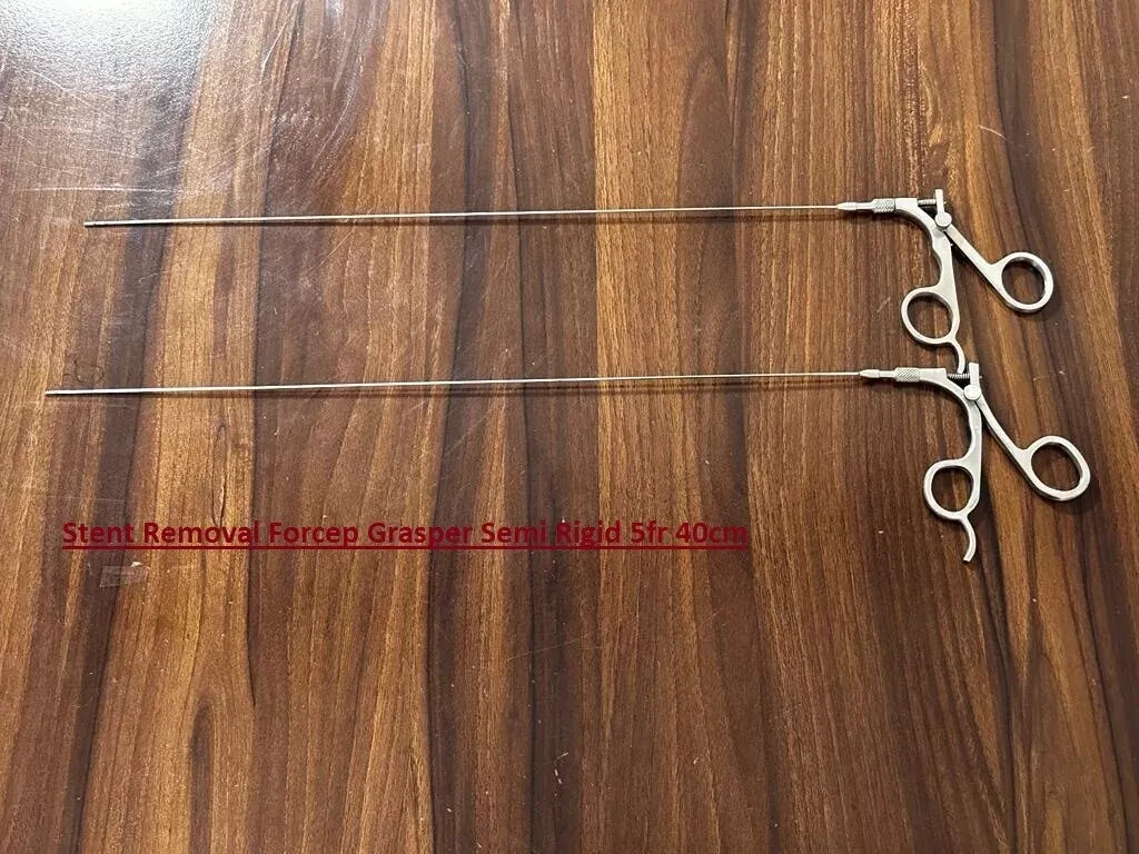Stent Removal Forcep Grasper Semi rigid 5fr Set of 2 urology Instrument