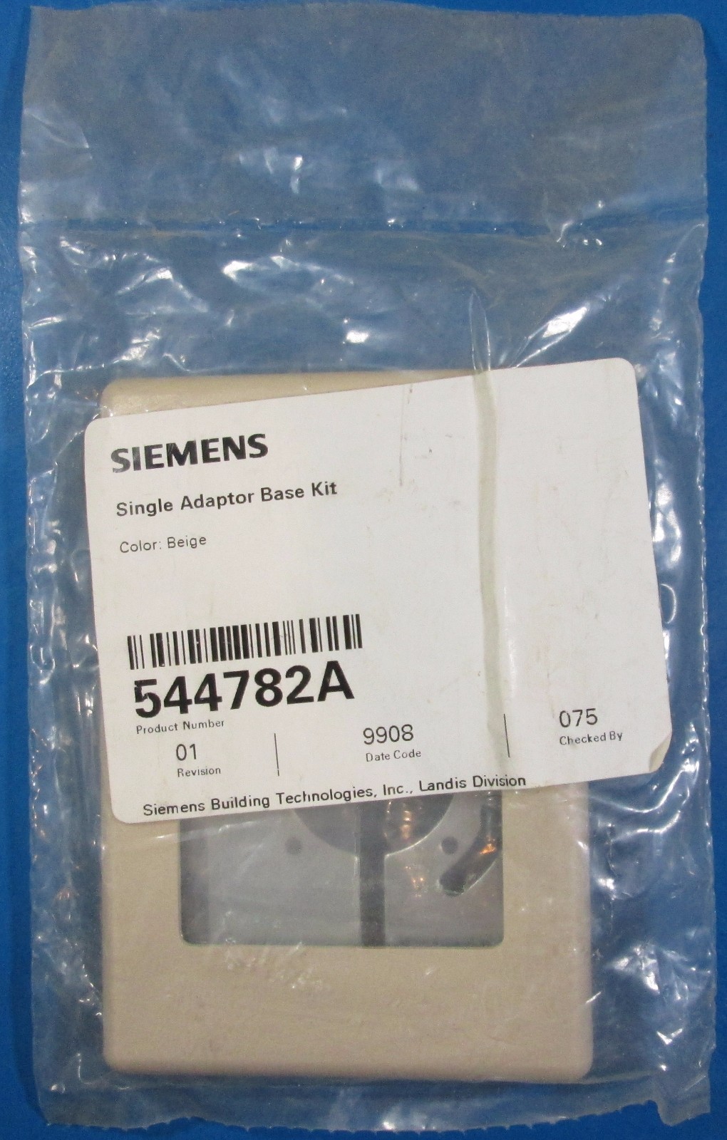 Siemens Single Adaptor Base Kit 544782A