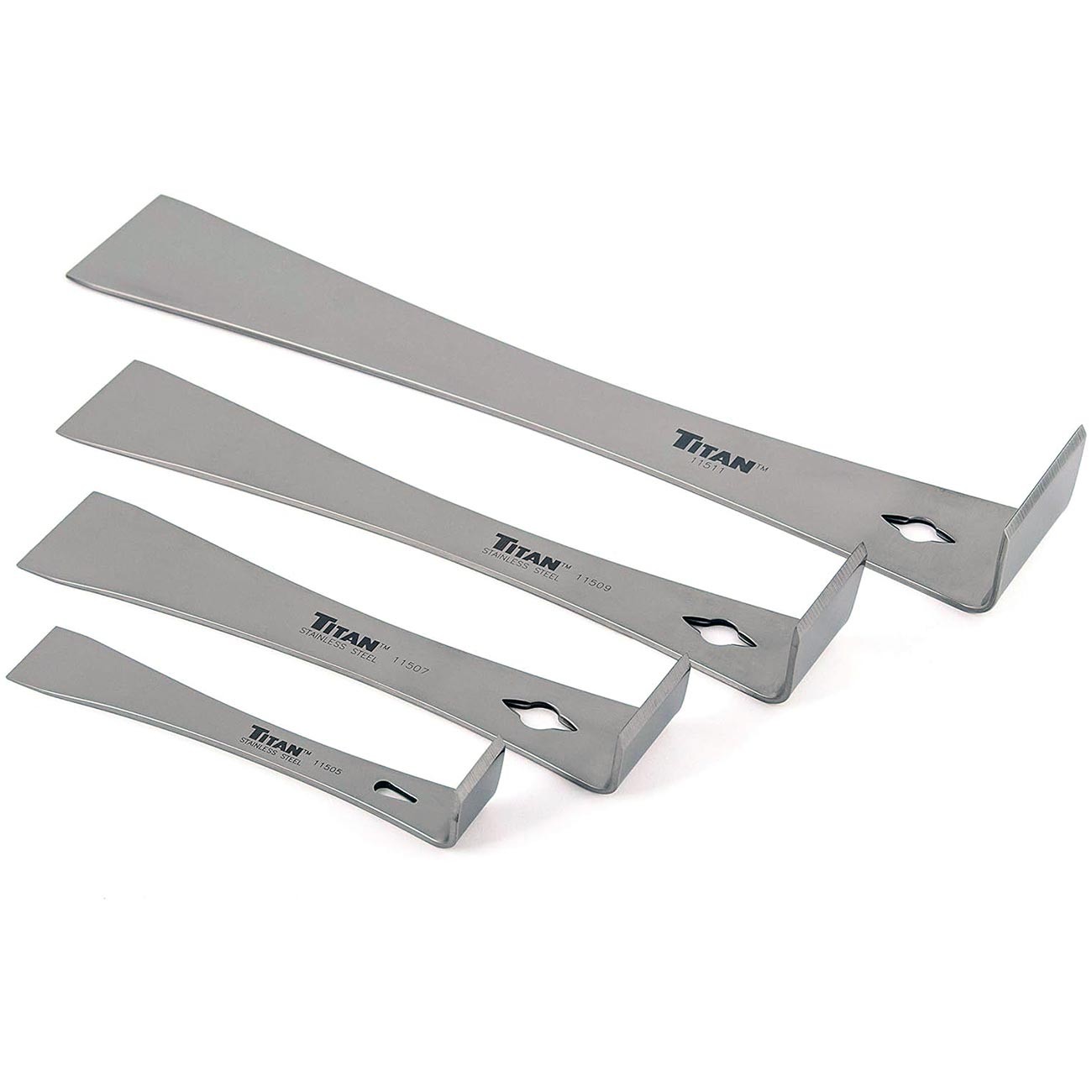 Titan 17009 4-Piece Stainless Steel Pry Bar Scraper Set