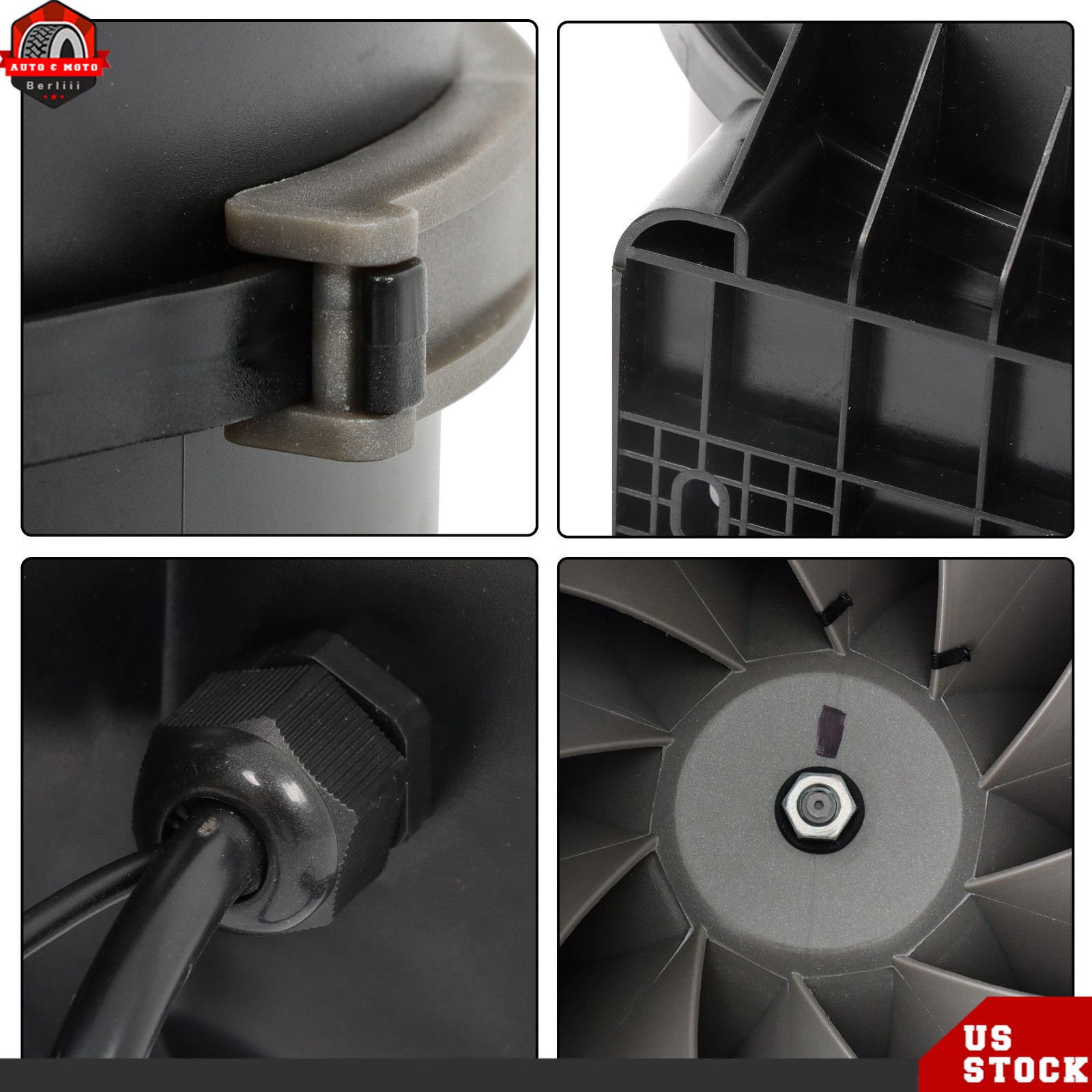 Inline Duct Fan, 8-Inch 807 CFM & Temperature Humidity Controller EC-Motor