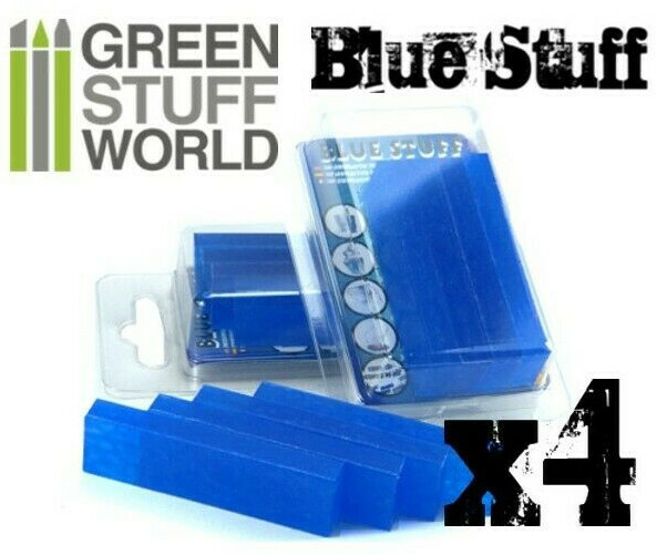 Green Stuff World Blue Stuff Instant Mold - 4 Bars - Scenery  Dioramas Warhammer