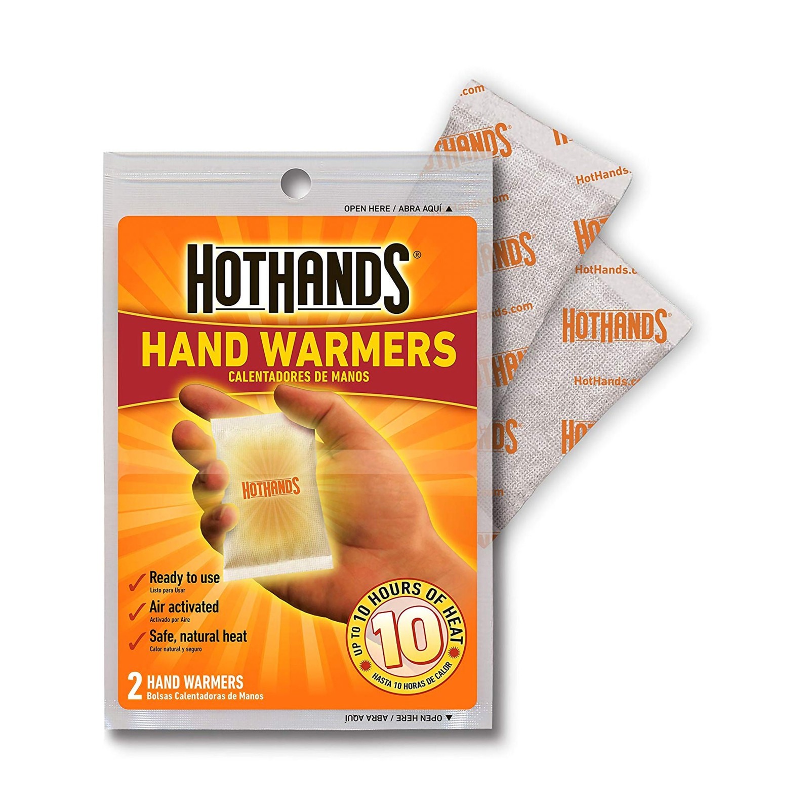 Mediheat HH-2 Hothands-2 Hot Pack Hand Warmers 2.25 X 4” Box of 40 Pairs