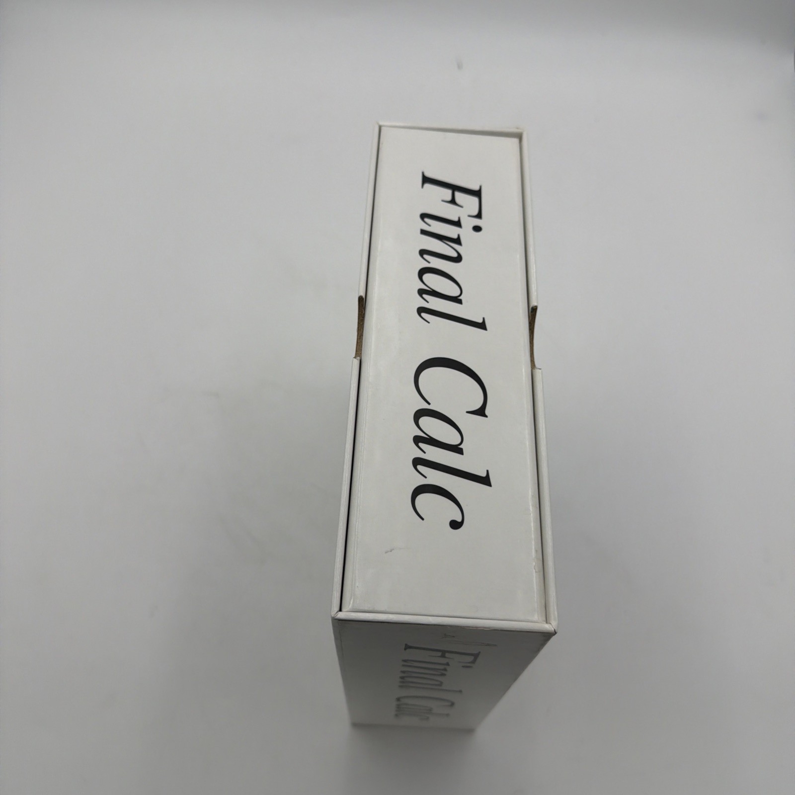 Final Calc Amiga Complete Box Binder Manual 4 Disks Tested SoftWood Spreadsheet