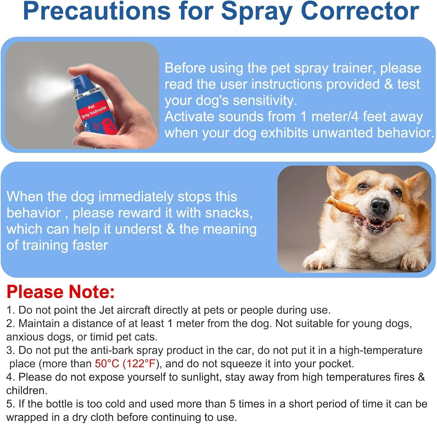 Corrector Spray Dog Trainer 70Ml 1 Pack Pet Trainer Spray, Corrector Spray for D