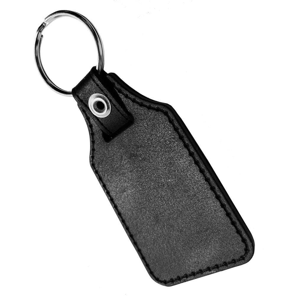 Compatible with 1950 through 1975 Bel Air Black & Silver Design Key Ring