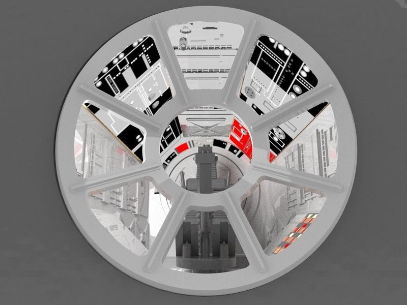 Star Wars 1/72 Millennium Falcon Gun Ports for MPC953 PGX253 By ParaGrafix