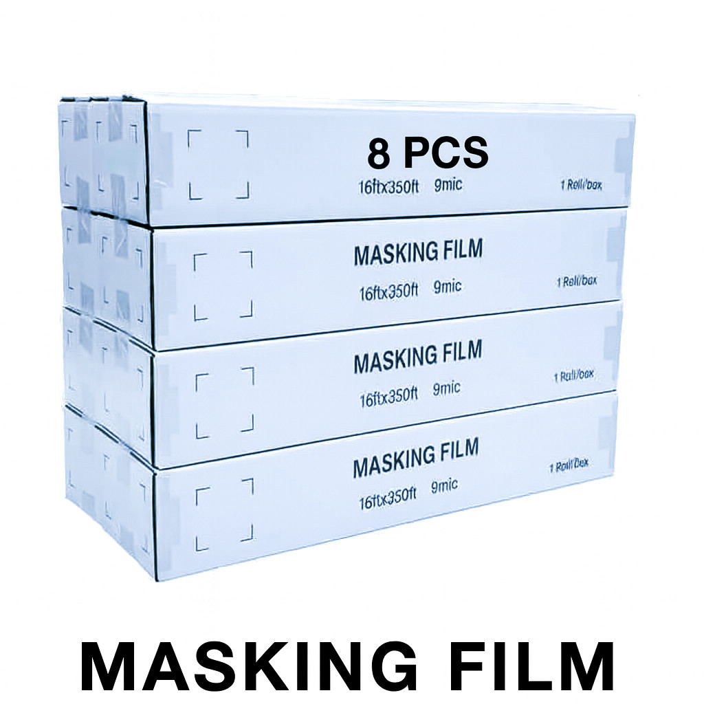 8 PCS CAR Plastic Masking COVER  Auto Body Paint 16ft x 350ft FREE SHIPPING
