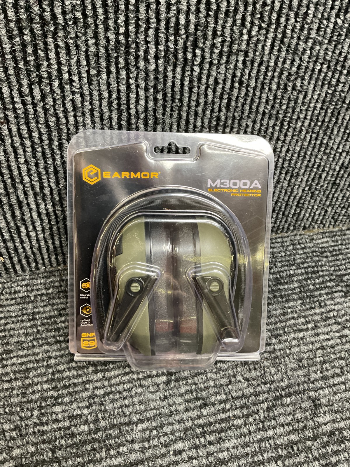 EARMOR M300A Electronic Hearing Protector - Foliage Green - Tactical Shooting