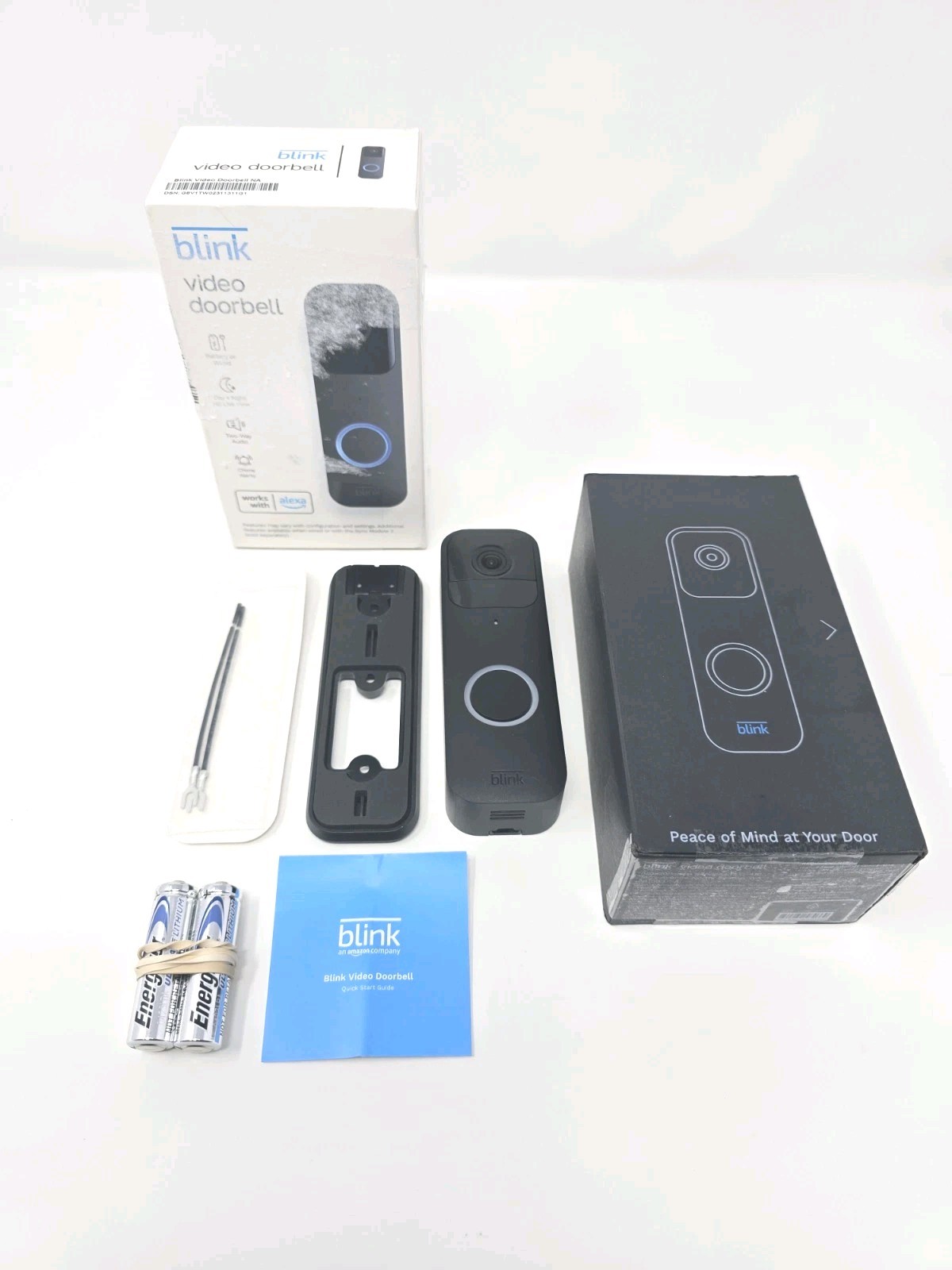 Blink Video Doorbell New Open Box, 2-Way Audio, Wired/Battery, Alexa Compatible