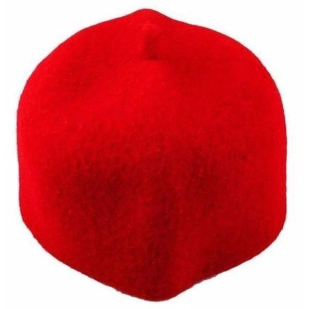 Red Igbo Men Traditional Cap, African Red Chieftaincy Hat 'Okpu Ozo'