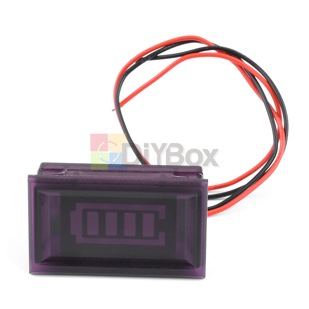 4S 8S 10S 13S 0.56" Waterproof Li-ion Battery Capacity Level Indicator 12-48V