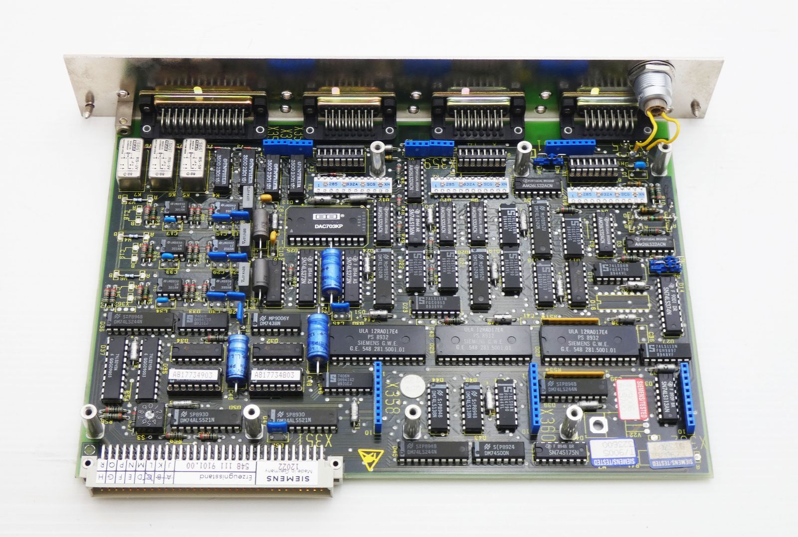 Siemens Sinumerik 6FX1 111-1AA01 E-Stand: 01 Interface Module -Unused-