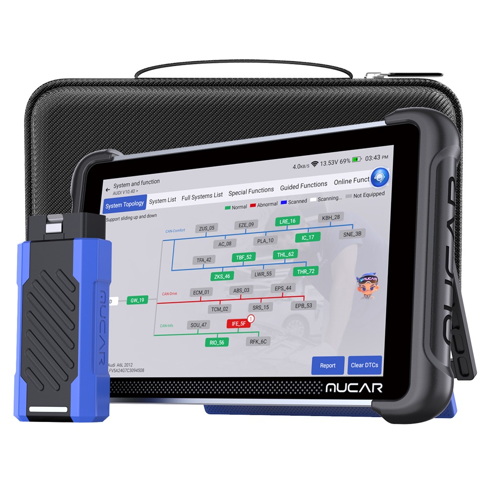 2026 MUCAR 892BT PRO AI Topology Map Full System OBD2 Scanner Diagnostic Tool