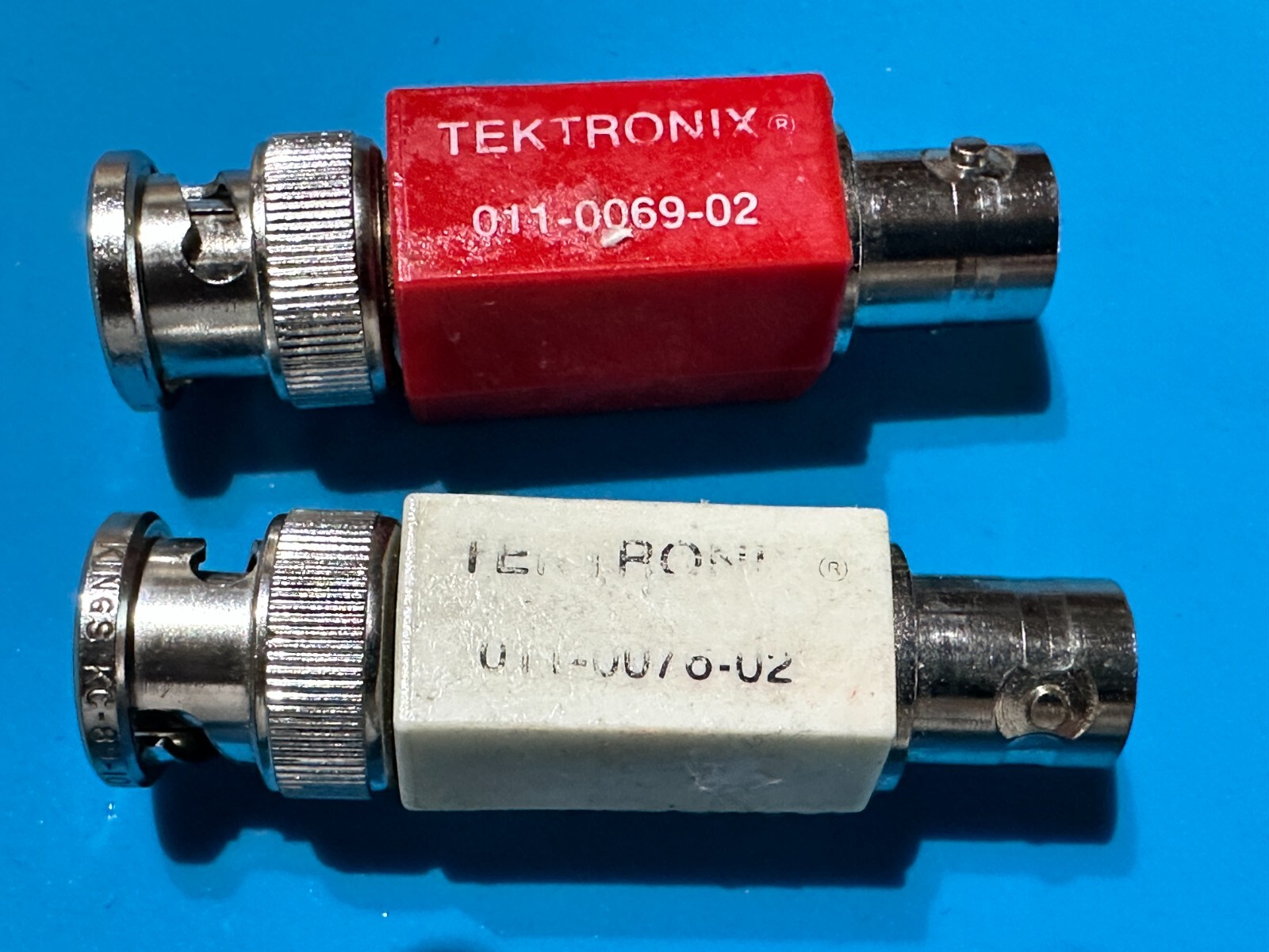 Tektronix 011-0069-02 and 011-0076-02 2.5X/2X 50 Ohm 2W attenuators