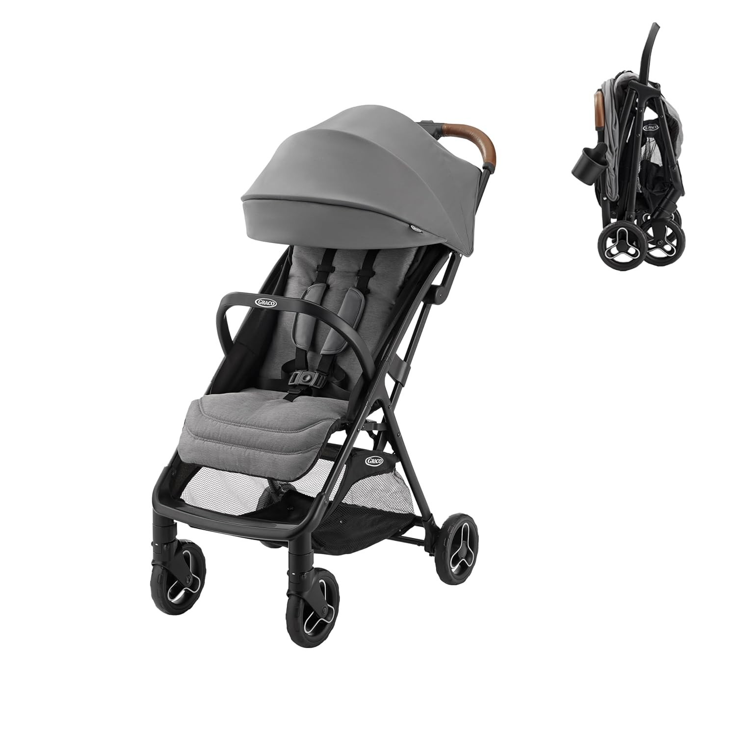 Graco Ready2Jet Compact Metal Stroller Kingston Automatic Fold & Self-Standing
