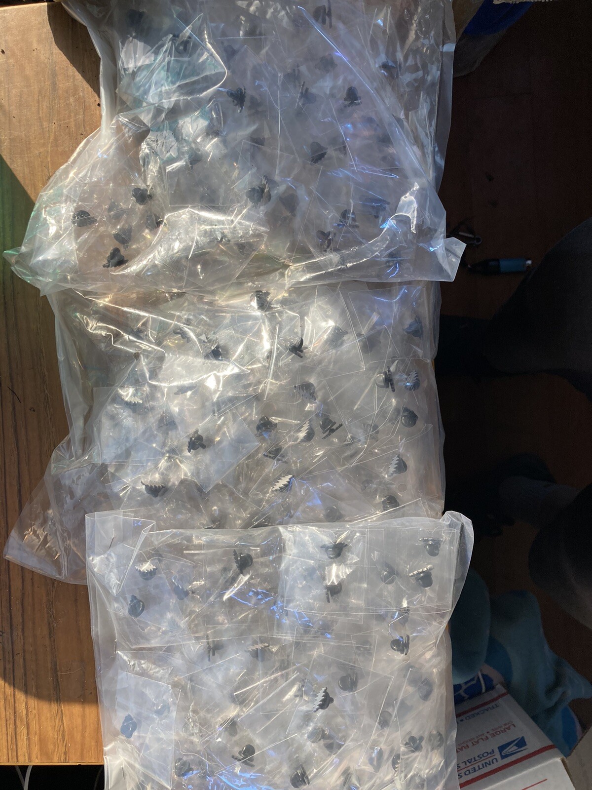 300 grateful dead 13 point bolt pins antique silver