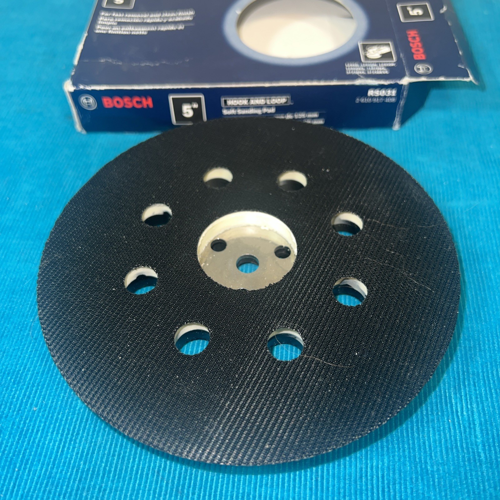 Bosch 1295DVS Sander Replacement 5" Soft Hook & Loop Pad 2610917408 - RS031