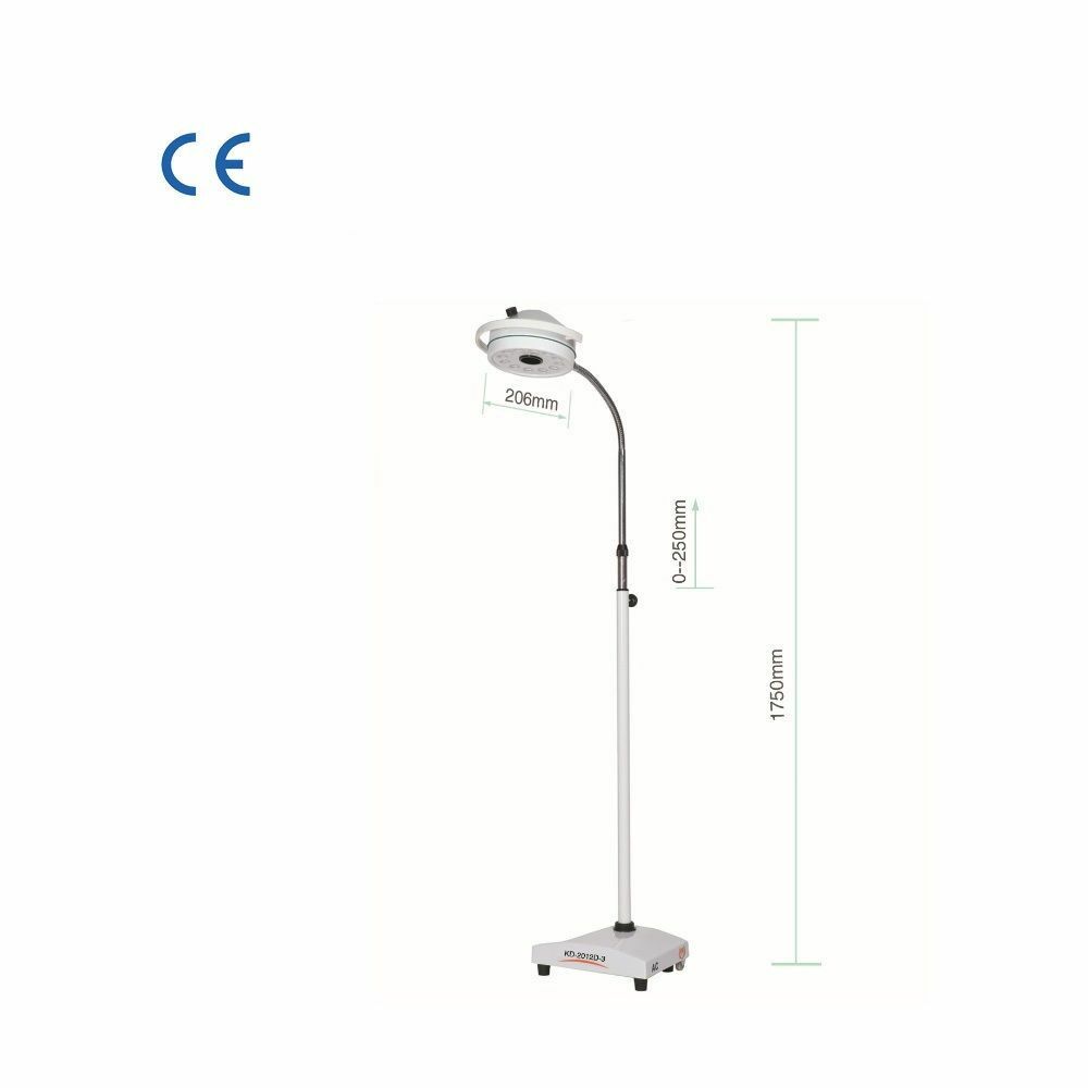 Floor Stand Dental LED Mobile Surgical Exam Light Shadowless Operatory Lamp CE