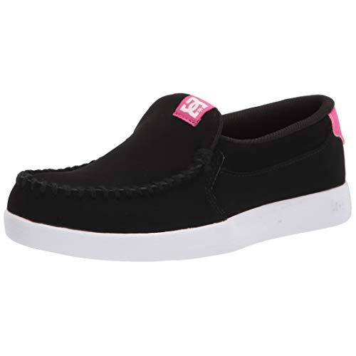 DC Women's Villain 2 Skate Shoe Color BLACK/CRAZY PINK