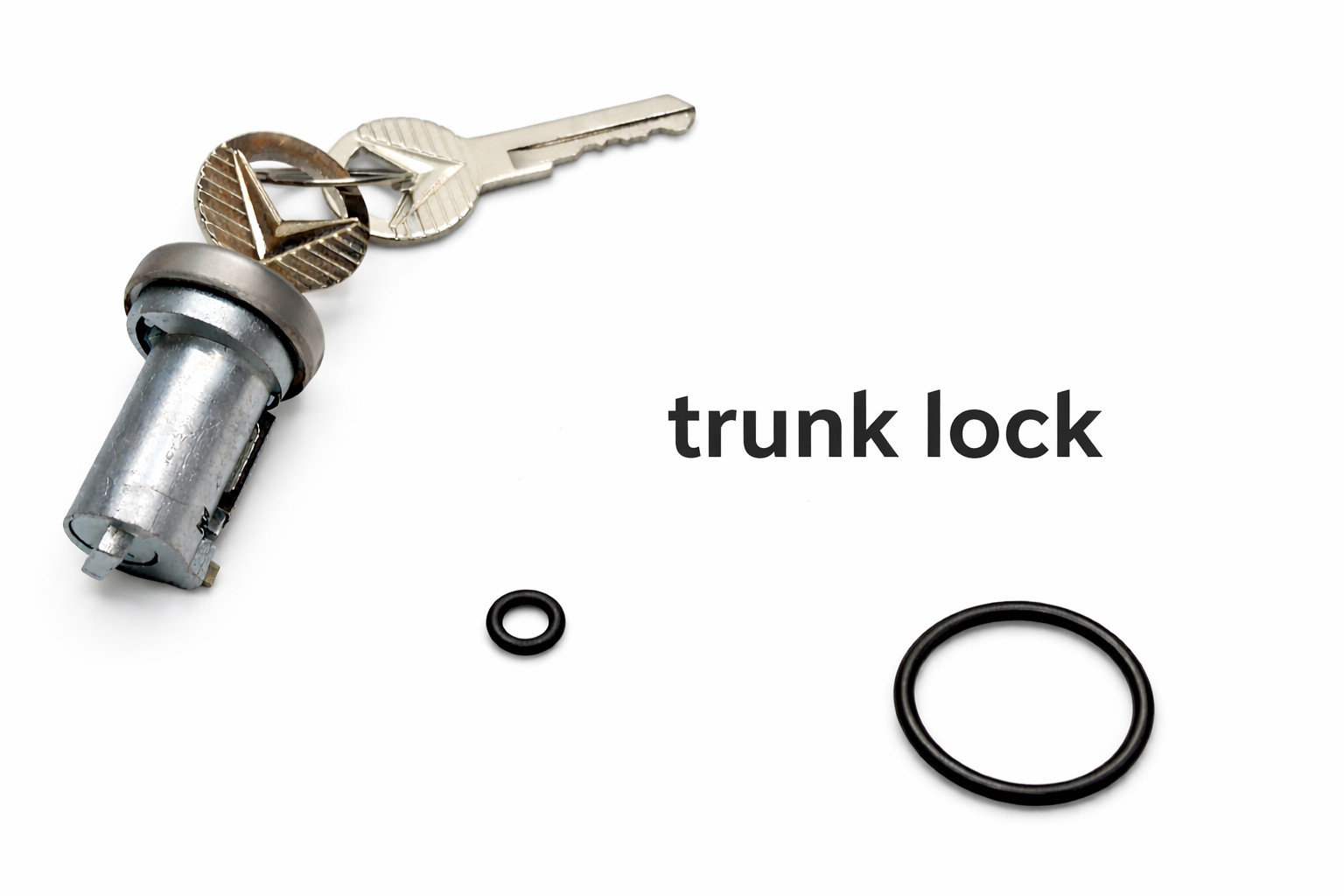 1965–1966 Mustang Ignition Switch, Spacer, Bezel, Door / Trunk Lock Kit