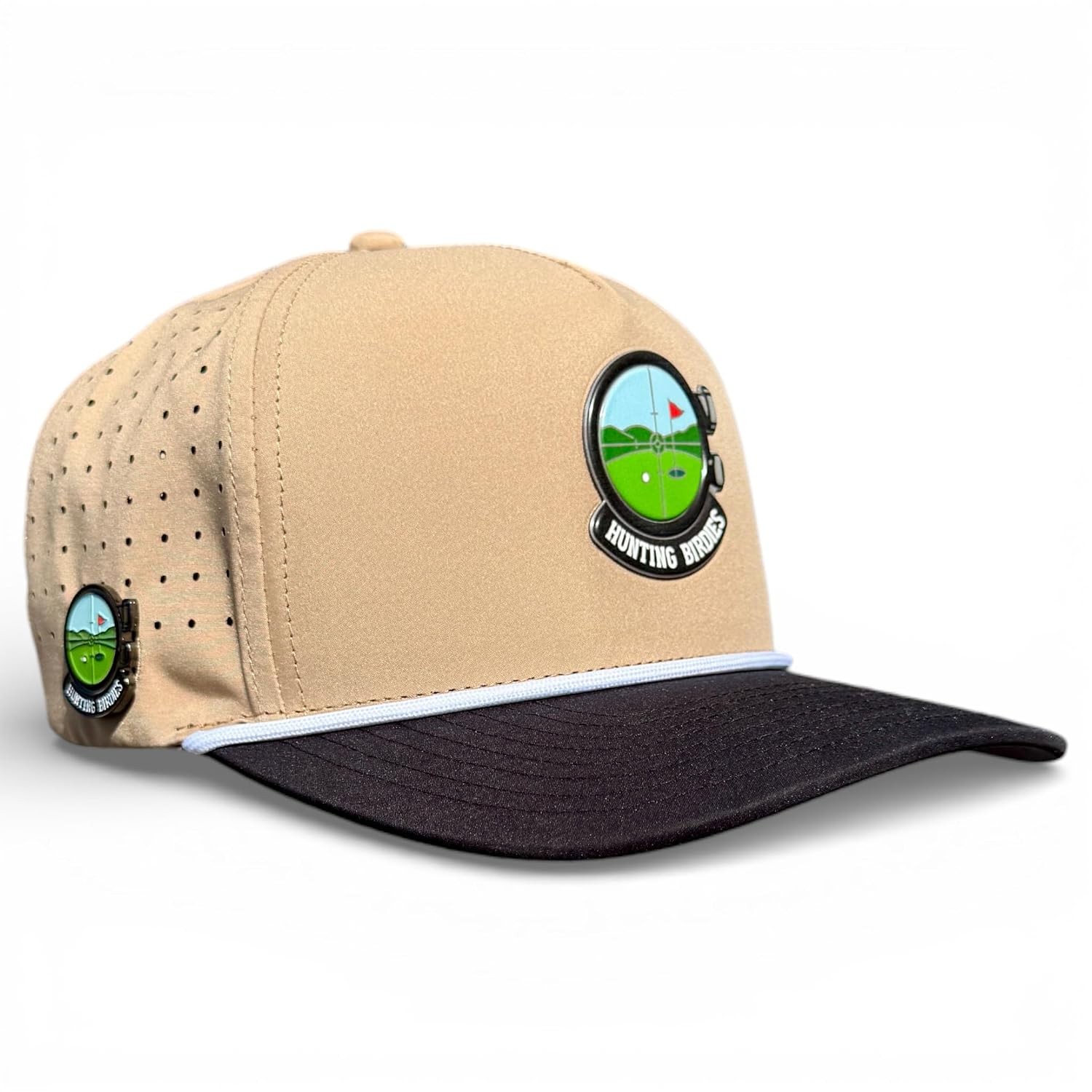 Golf Snapback Hat Magnetic Ball Holder Golf Accessories for Men Hunting Golf