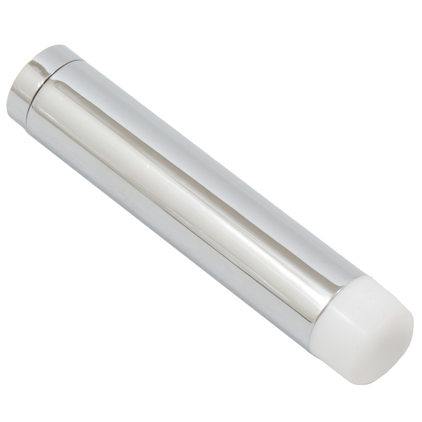 Contemporary Round Door Stop, 3 Inches, Polished Chrome by Stone Harbor Hardware