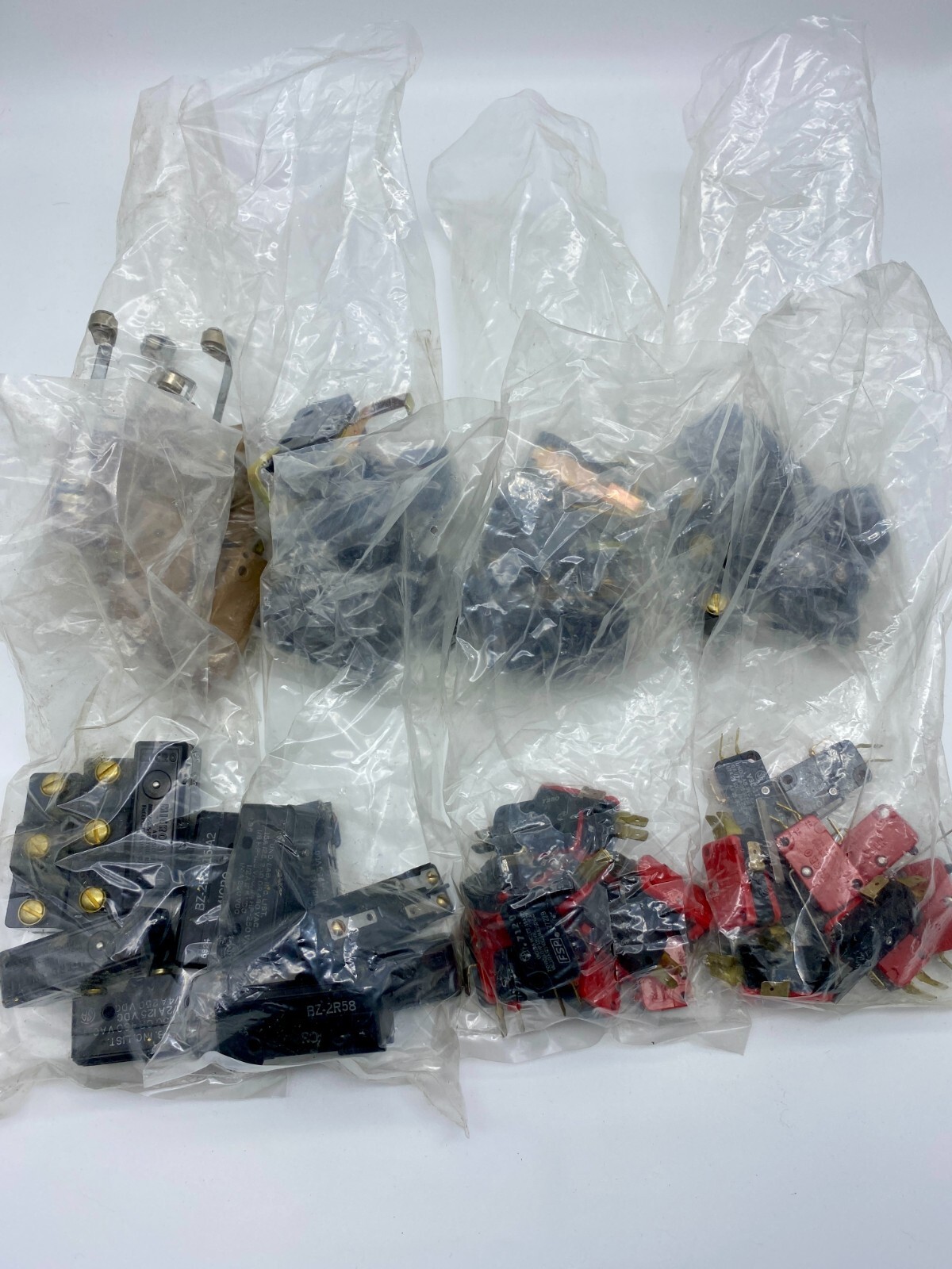 Huge Lot of 50+ Micro Switches: Honeywell, McGill, Robertshaw