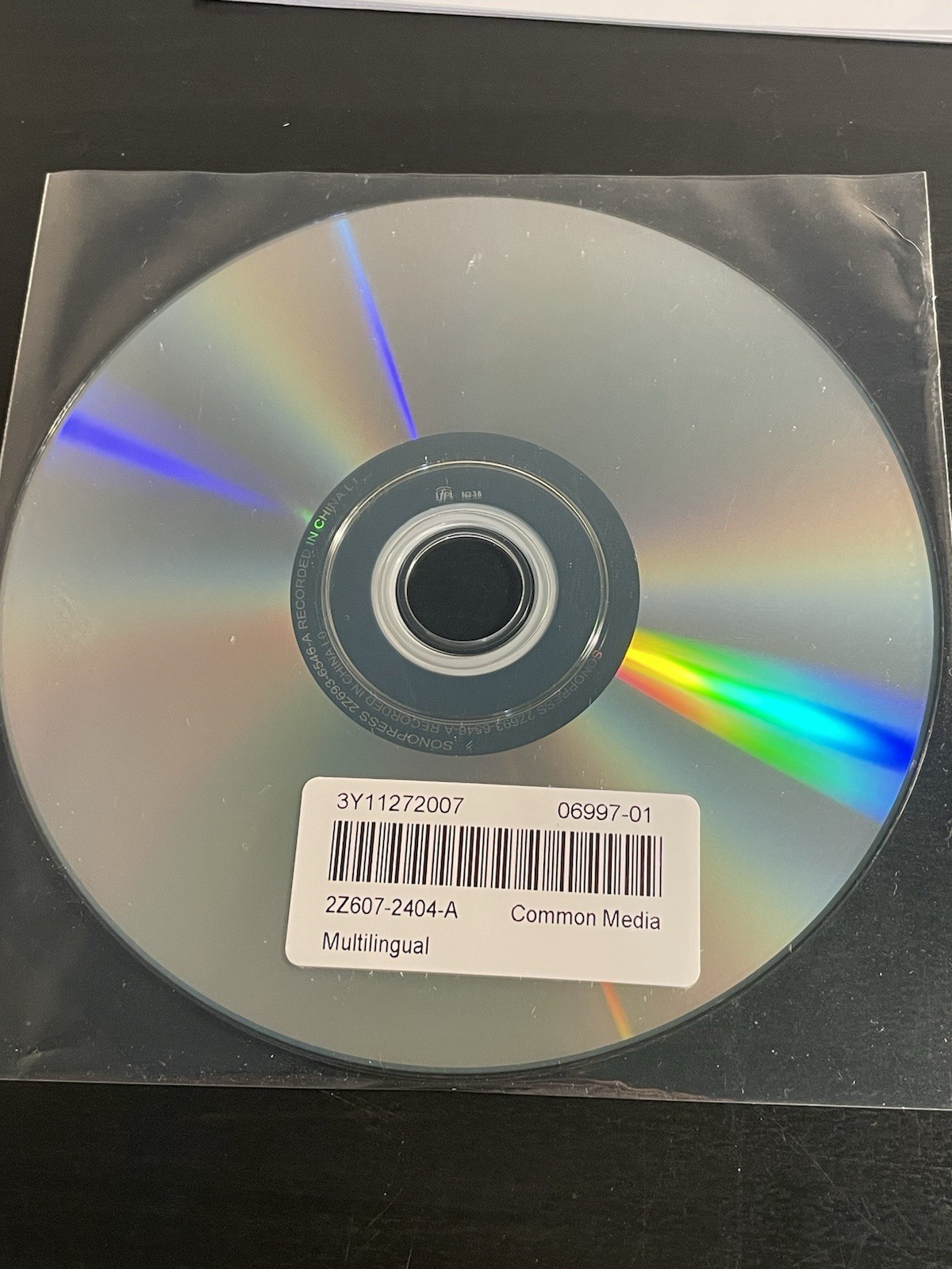 Mac OS X for Mac Computers V 1.0 Install Discs 1 & 2, 2007 CD + Stickers Apple