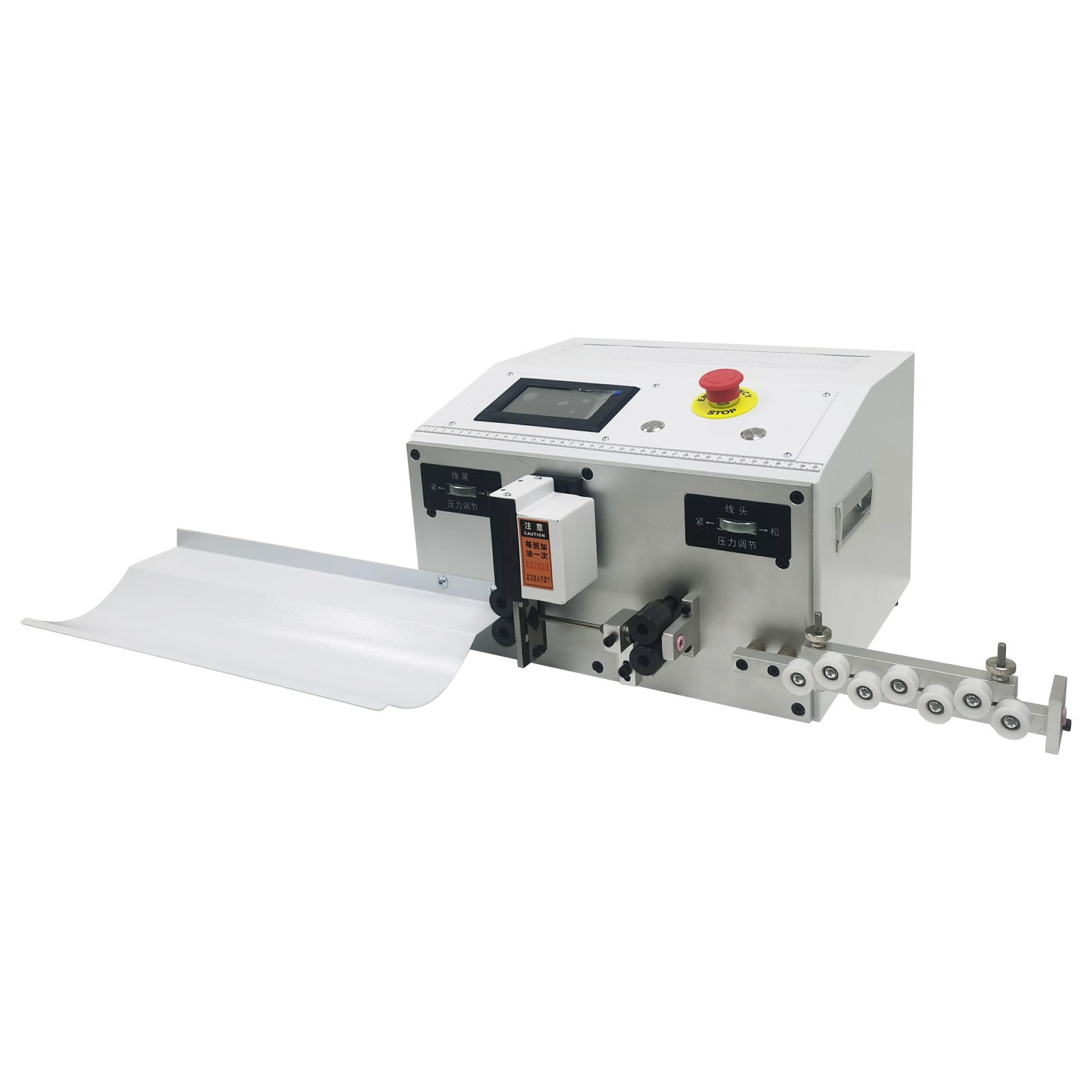 Automatic Computer Wire Stripper Cutter 110V BVR Single Wire Stripping Machine