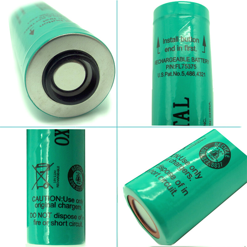 3.6V 2200mAh Ni-MH Flashlight Battery for Streamlight 75175 75375 Stinger 2PACK