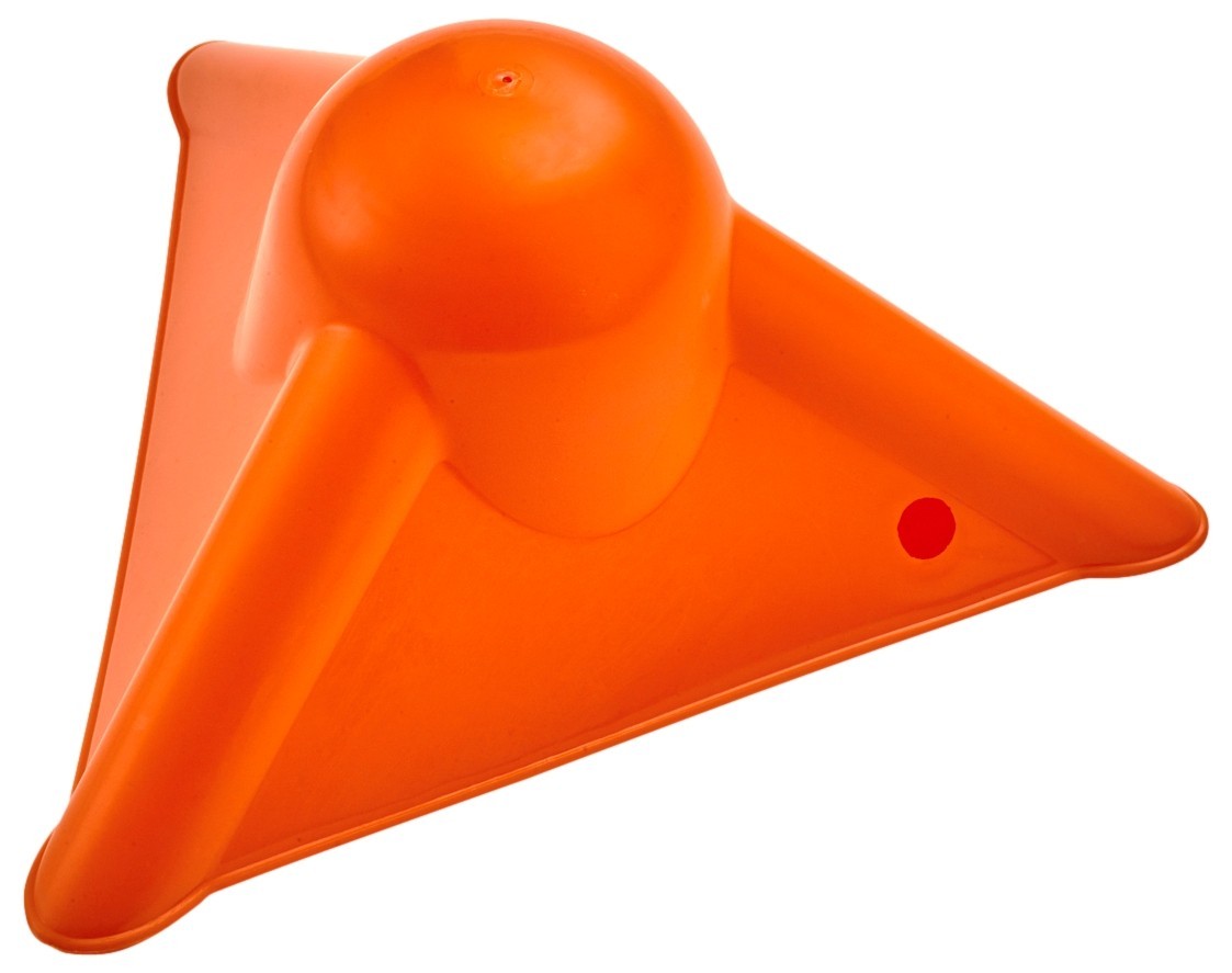 RoadPro RPCP Orange Plastic Tarp Guard Prevents Strap and Cargo Damage