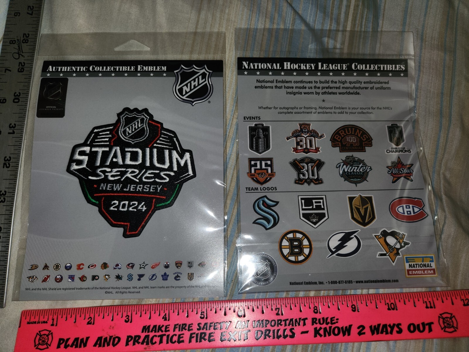 2024 STADIUM SERIES NEW JERSEY PATCH PHILADELPHIA FLYERS @ NEW JERSEY DEVILS