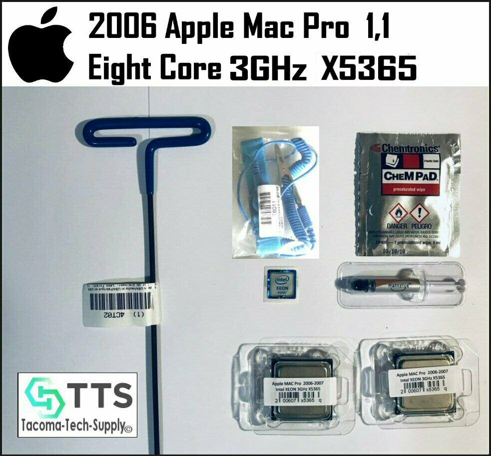 Eight Core Apple Mac Pro Original 1,1 3GHz XEON CPU X5365 SLAED A1186 upgrade 8