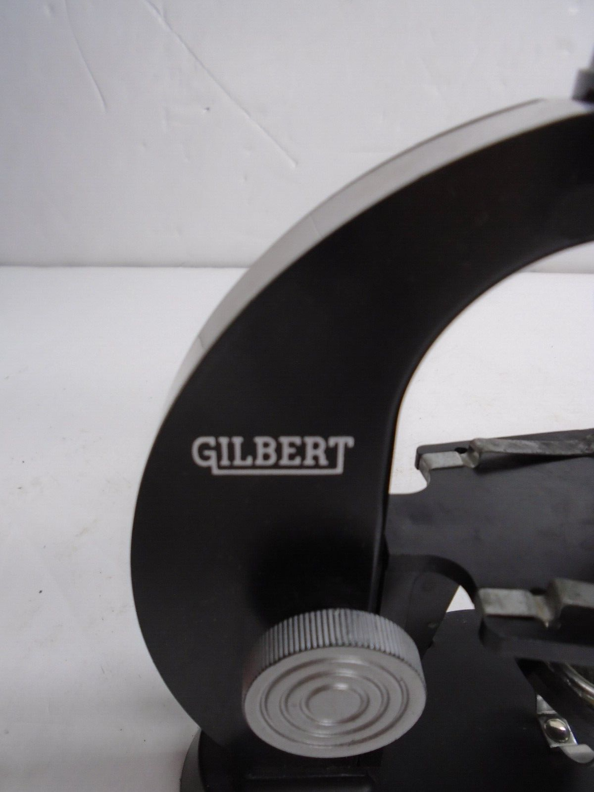 Vintage "GILBERT" MICROSCOPE CASE+SCOPE+(14) SLIDES+1963 "SKIL CRAFT" MANUAL