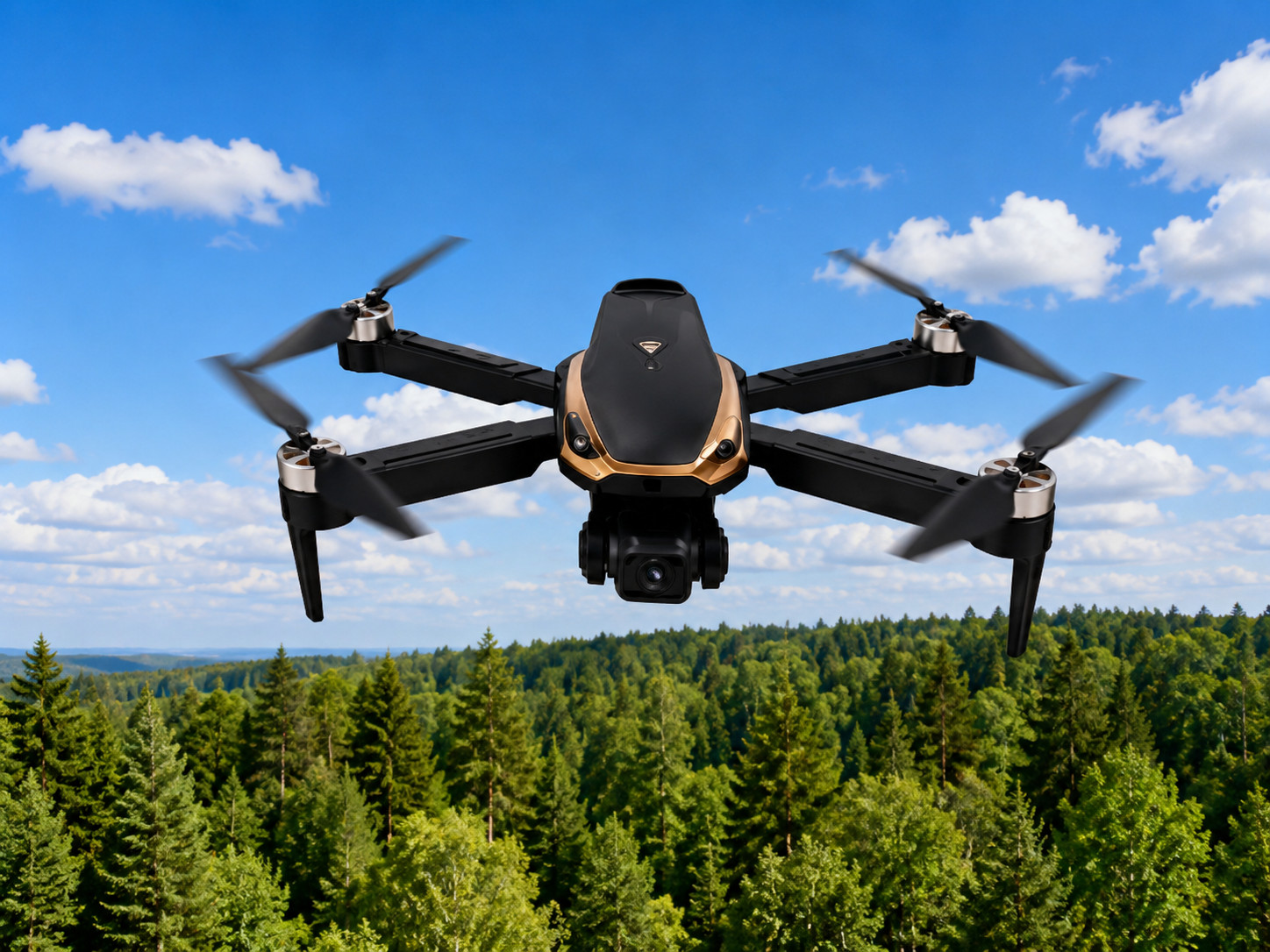 Drone - M8 Pro Foldable 4K Dual Camera Drone