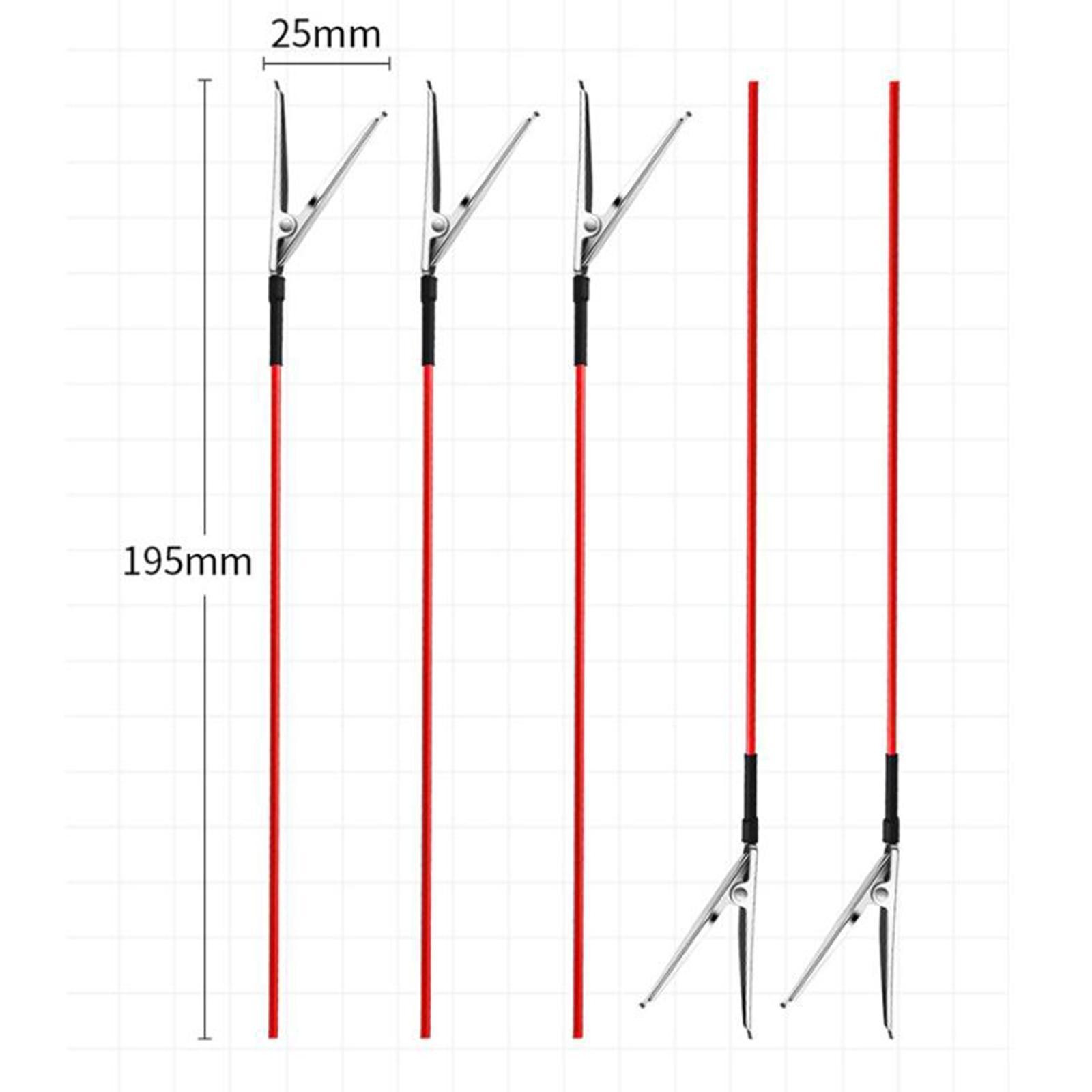 10Pcs Alligator Clip Sticks Adjustable Reverse Coloring Design Modeling Tool