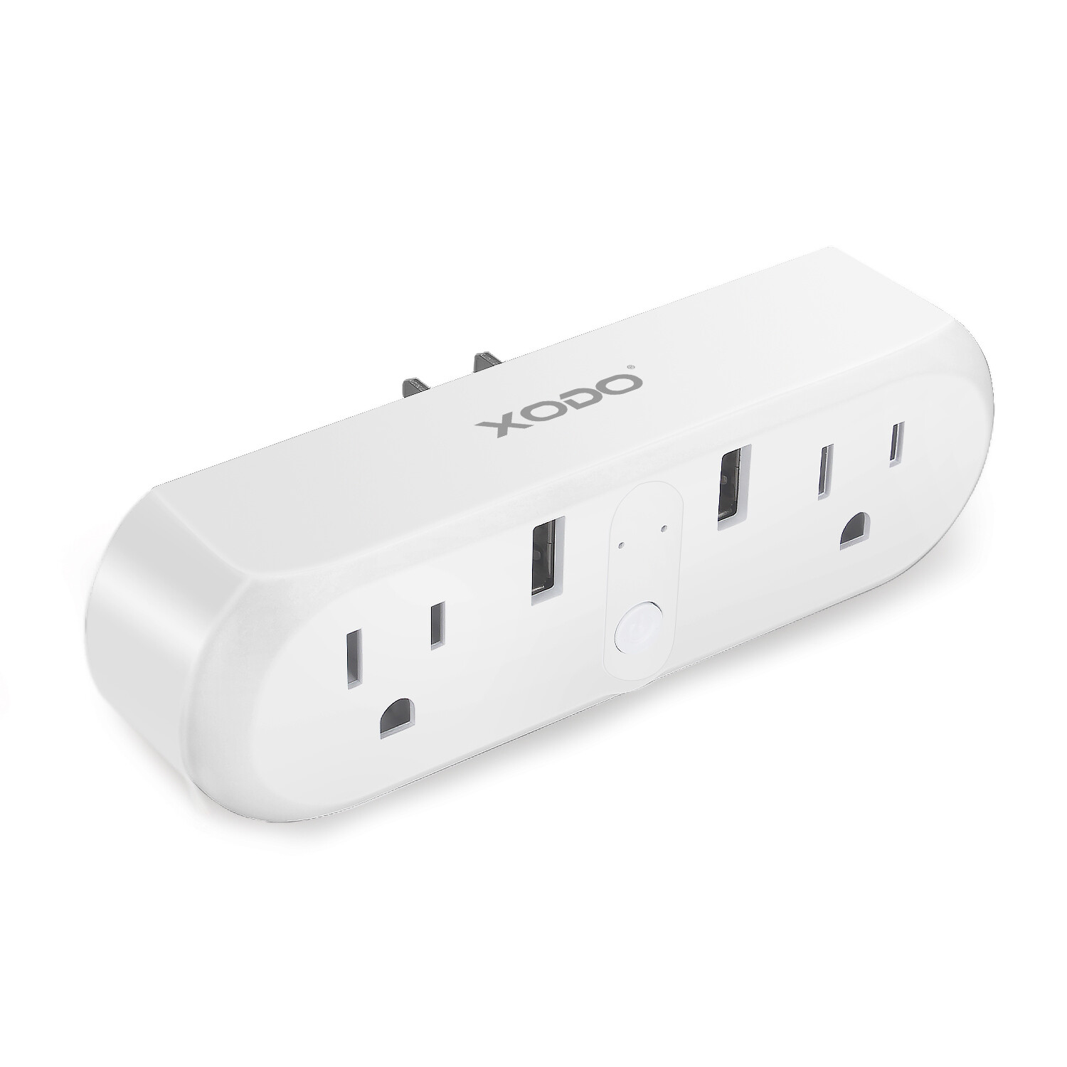 XODO WiFi Smart Plug Power Switch, 2 Outlet 2 USB Alexa Echo Smart Home 2-Pack