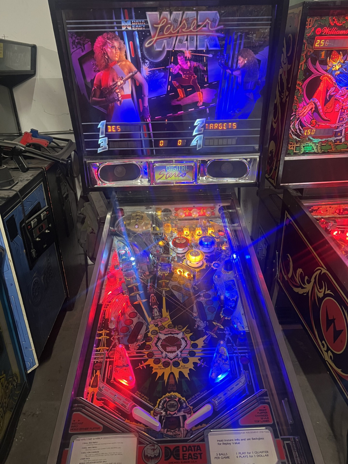 LASER WARS Complete LED Lighting Kit custom SUPER BRIGHT PINBALL LED KIT
