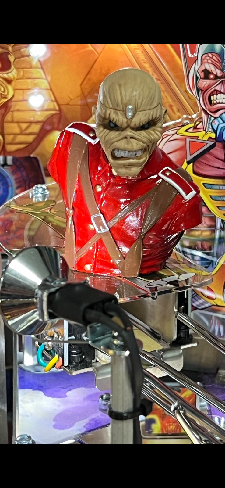 Iron Maiden pinball Eddie figure