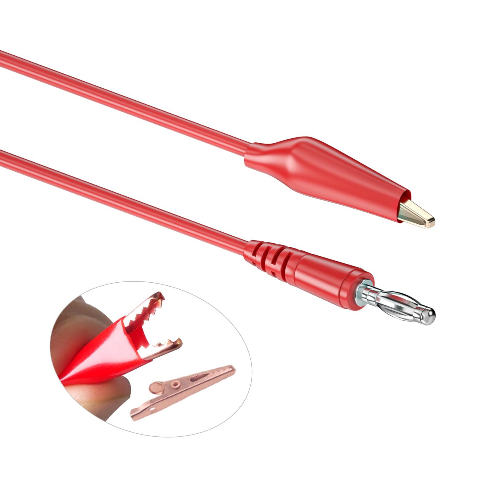 Multimeter Test Leads Kit Back Probe Set With Replaceable Probes Set Banana Plug