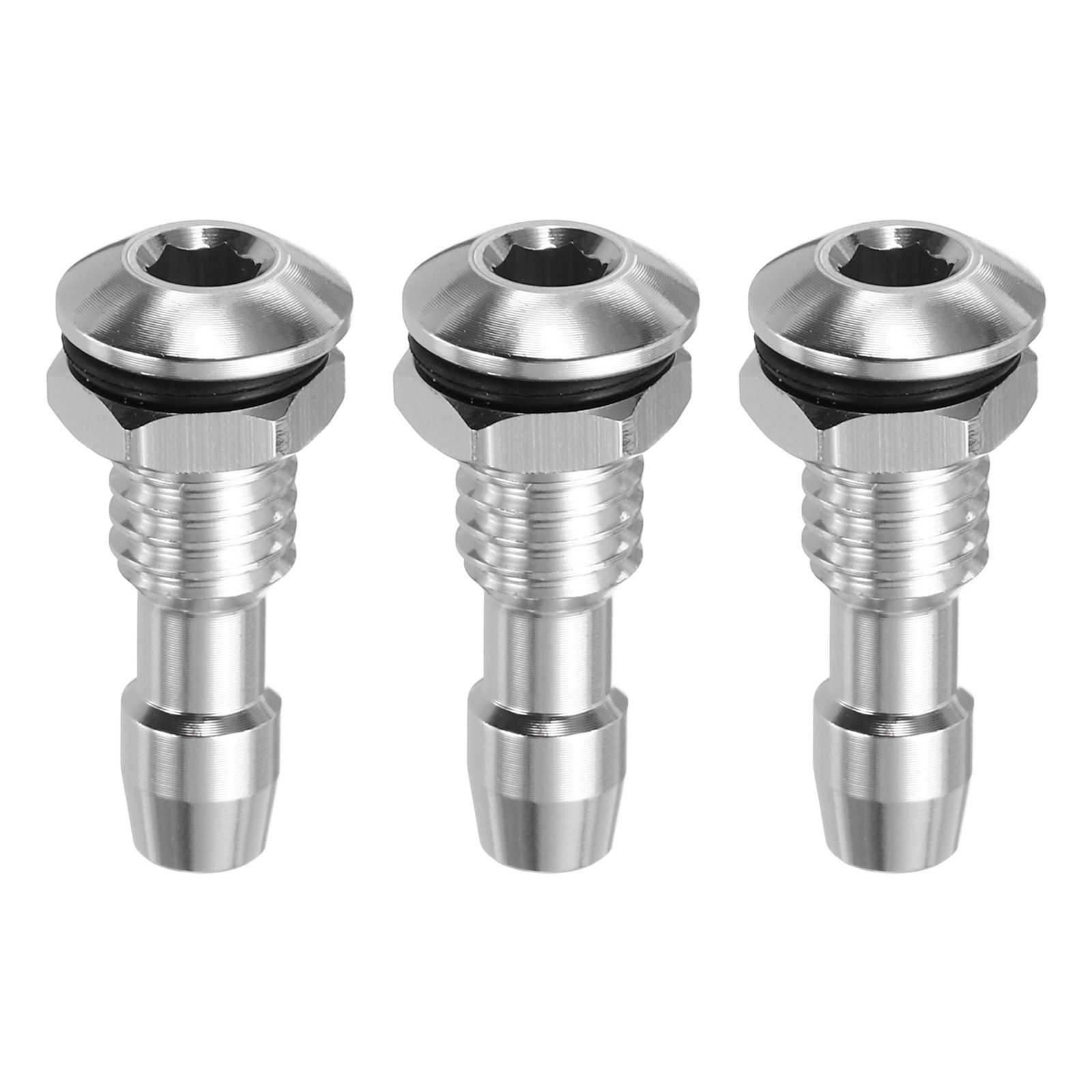 For 3pcs 20mm M6 RC Boat Nozzle Water Outlet Aluminum Alloy Silver