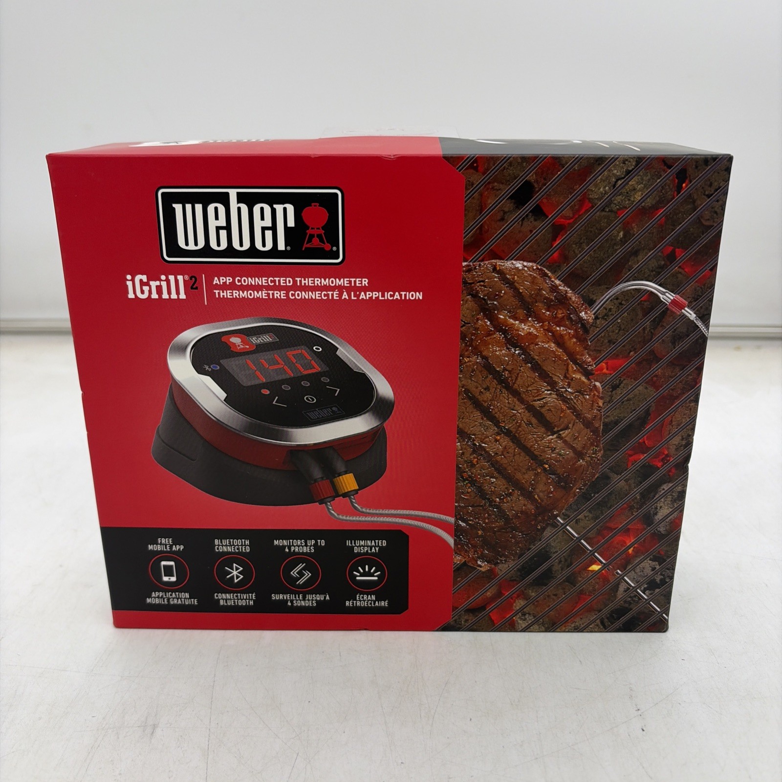 Weber iGrill 2 Bluetooth BBQ Thermometer 7203 – **BRAND NEW SEALED**