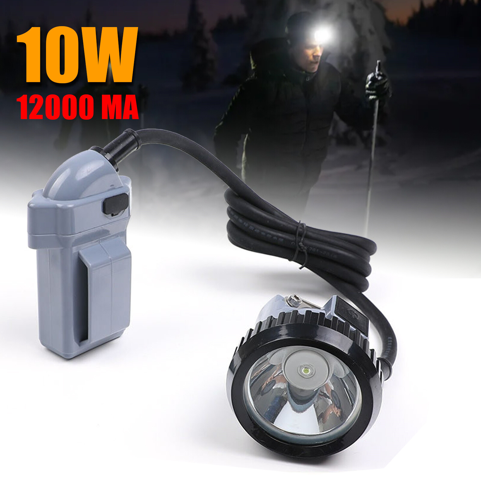 Led Mining Lamp Safety Headlight Coon Hunting Light Rechargeable Mining Lights