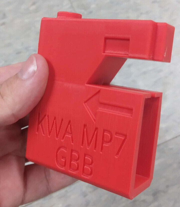 KWA MP7 Airsoft GBB Odin Speedloader Adapter (Red)