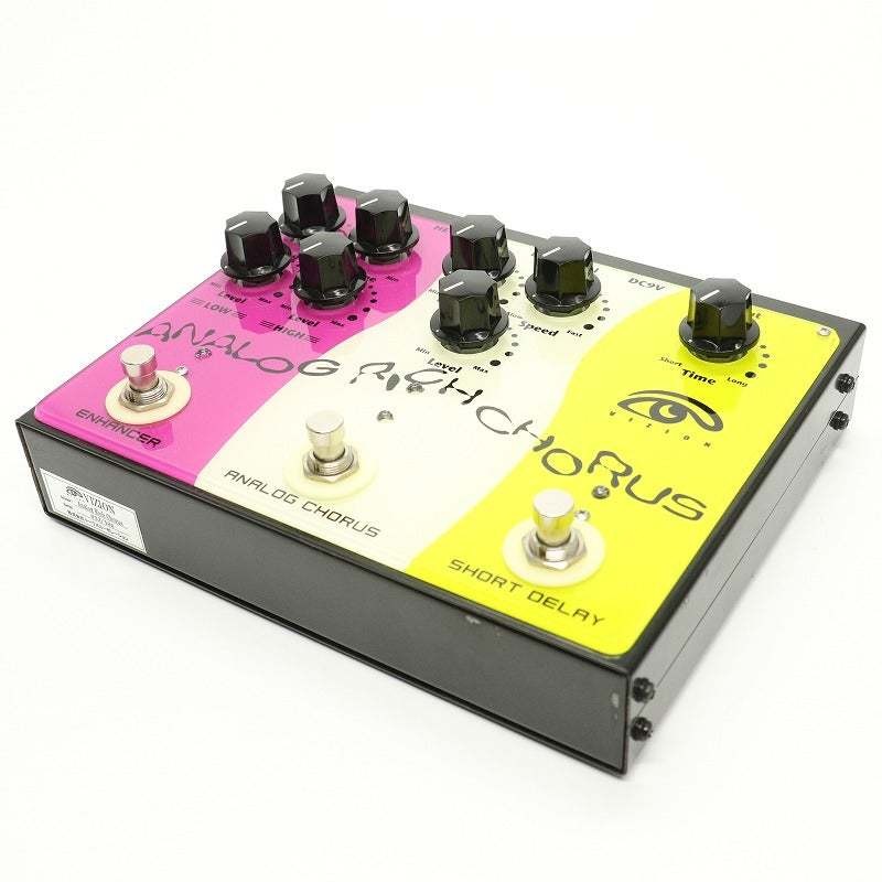 VIZION Analog Rich Chorus Guitar Effects Pedal Analog Modulation Used