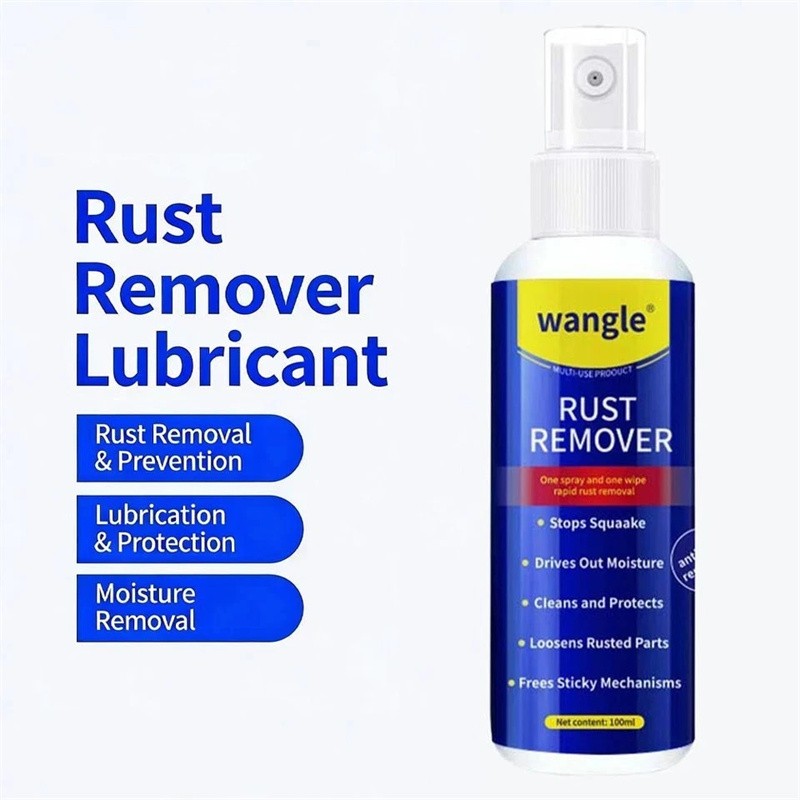 3X Wangle Rust Remover,Anti-Rust Lubricant Spray & Rust Remover Easy Application