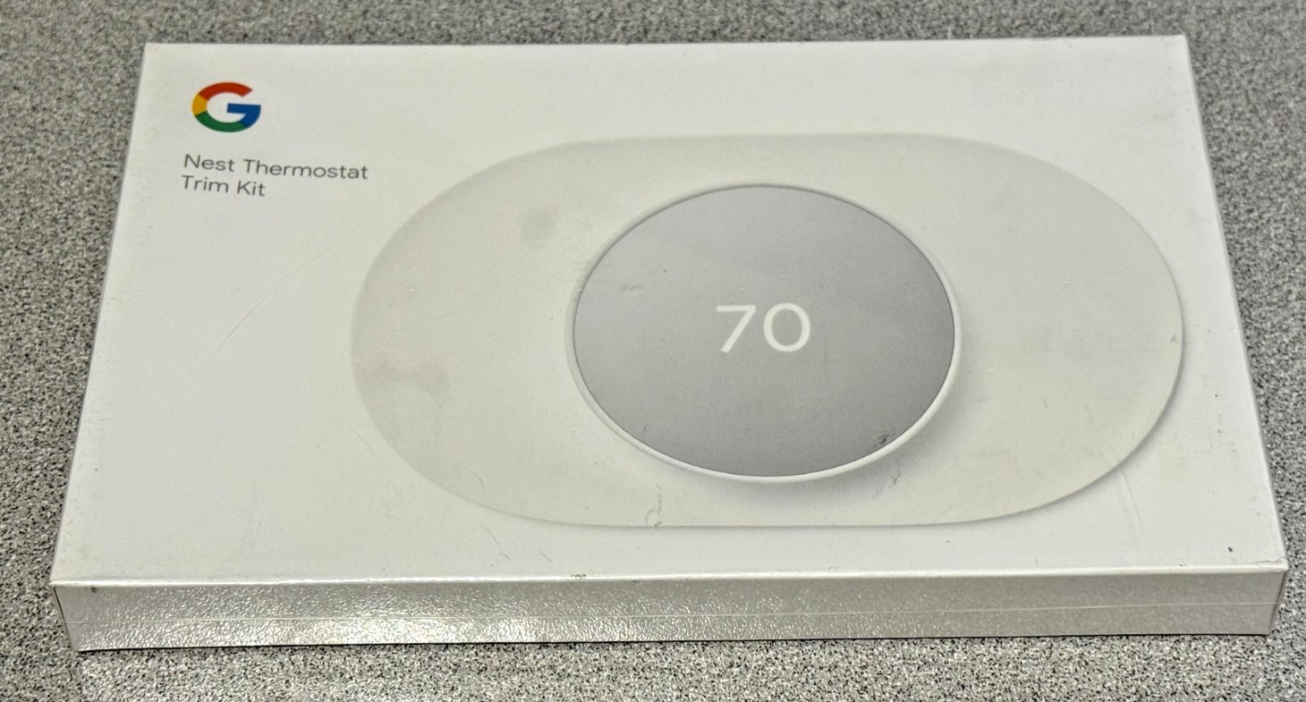 Google Nest Thermostat Trim Plate white GA01837-US 🇺🇸✨🇺🇸✨ NEW AND SEALED!