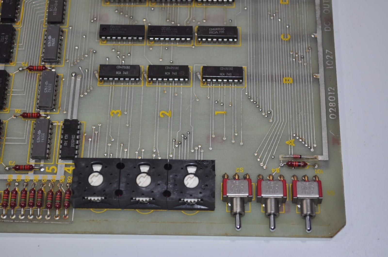 Wotan Neust DC Output PCB Circuit Board 24V/0.2A Part# 028012-1027